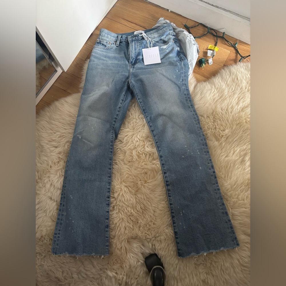 Pistola Light Blue Flare Jeans